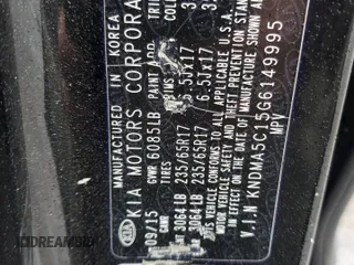2016 Kia Sedona L with VIN KNDMA5C15G6149995, listed as a Copart auction lot 51649065 with 115,716 mi miles and Salvage Title. Bid and sale history available at carsss.com. Image 15.