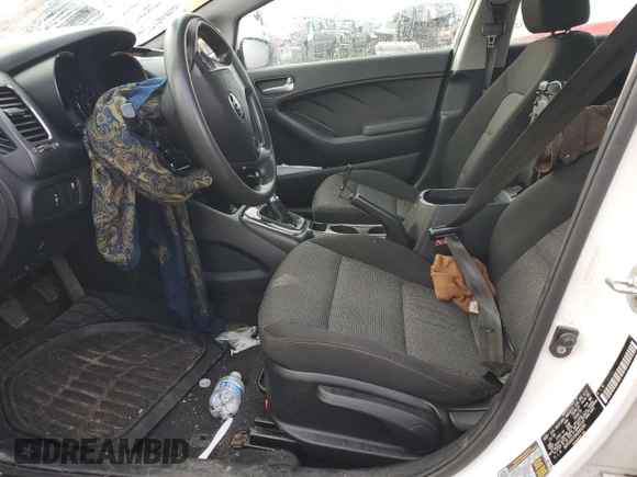 2017 Kia Forte LX with VIN 3KPFK4A73HE085281, listed as a Copart auction lot 47252125 with 0 mi miles and Salvage Title. Bid and sale history available at carsss.com. Image 7.