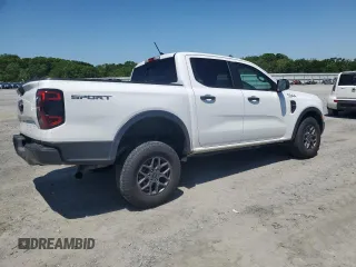 2024 Ford Ranger XLT with VIN 1FTER4GH6RLE06391, listed as a Copart auction lot 53747715 with 18,884 mi miles and Salvage title. Bid and sale history available at DreamBid. Image 3.