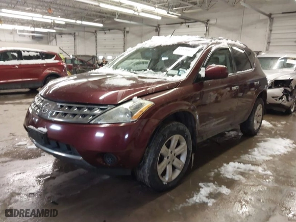 2006 Nissan Murano SL with VIN JN8AZ08W96W522400, listed as a IAAI auction lot 41510017 with 123,933 mi miles. Bid and sale history available at carsss.com. Image 2.