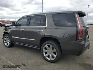 2020 Cadillac Escalade Premium Luxury with VIN 1GYS4CKJ7LR156518, listed as a Copart auction lot 53136925 with 87,706 mi miles and Salvage Title. Bid and sale history available at carsss.com. Image 2.