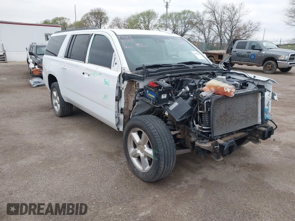 2015 Chevrolet Suburban LT with VIN 1GNSKJKC7FR547276, listed as a IAAI auction lot 42041289 with 189,075 mi miles and . Bid and sale history available at DreamBid. Image 1.