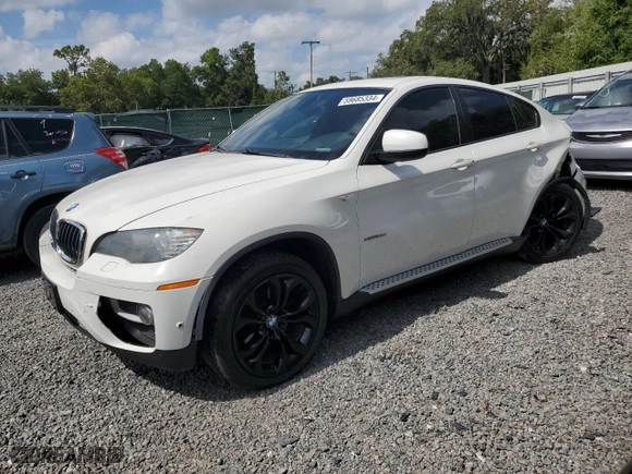 2013 BMW X6 xDrive35i with VIN 5UXFG2C59DL783279, listed as a Copart auction lot 59685334 with 134,324 mi miles and Salvage Title. Bid and sale history available at carsss.com. Image 1.