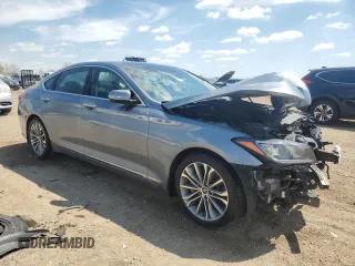 2015 Hyundai Genesis 3.8L z VIN KMHGN4JEXFU087288, wystawiony jako Copart lot #55615035 z przebiegiem 90 162 mil mil oraz Szkoda całkowita • Salvage title. Historia ofert i sprzedaży dostępna na DreamBid. Obrazek 4.