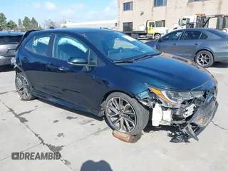 2019 Toyota Corolla Hatchback SE with VIN JTNK4RBE4K3004379, listed as a IAAI auction lot 41586500 with 42,282 mi miles. Bid and sale history available at carsss.com. Image 1.