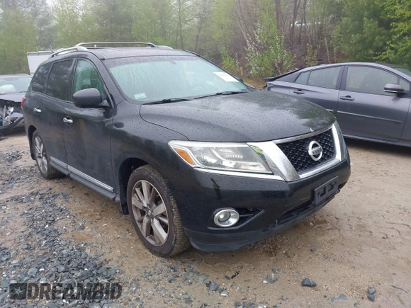 2013 Nissan Pathfinder SL z VIN 5N1AR2MM8DC629640, wystawiony jako IAAI lot #42181278 z przebiegiem 101 840 mil mil oraz . Historia ofert i sprzedaży dostępna na DreamBid. Obrazek 1.