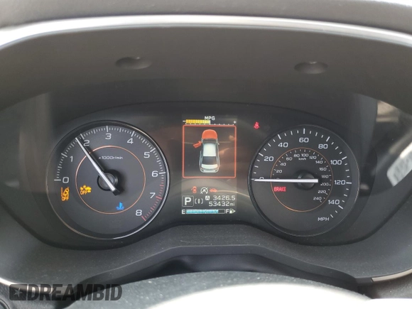 2021 Subaru Crosstrek Premium with VIN JF2GTAPC0MH661791, listed as a Copart auction lot 60546185 with 53,432 mi miles and Salvage title. Bid and sale history available at DreamBid. Image 9.