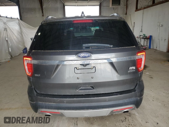 2017 Ford Explorer XLT with VIN 1FM5K8D83HGB61505, listed as a Copart auction lot 57856475 with 139,378 mi miles and Clean title. Bid and sale history available at DreamBid. Image 6.