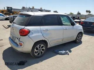 2014 FIAT 500L Lounge with VIN ZFBCFACHXEZ008504, listed as a Copart auction lot 64678195 with 98,957 mi miles and Salvage title. Bid and sale history available at DreamBid. Image 3.