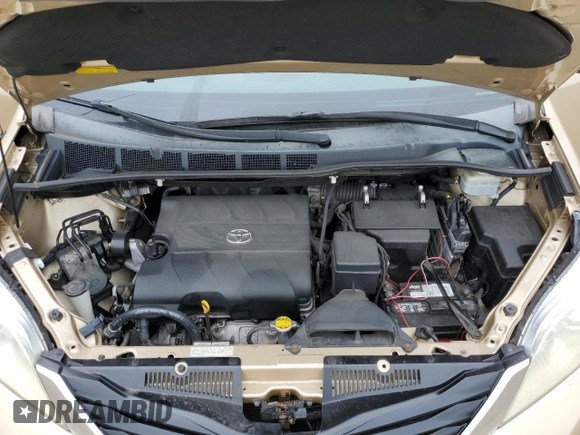 2012 Toyota Sienna LE AAS with VIN 5TDKK3DC7CS240947, listed as a Copart auction lot 55254655 with 145,127 mi miles and Salvage Title. Bid and sale history available at DreamBid. Image 12.