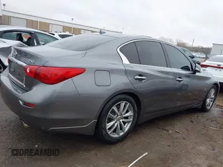 2014 Infiniti Q50 Premium with VIN JN1BV7AP4EM676498, listed as a IAAI auction lot 41900566 with 111,897 mi miles. Bid and sale history available at carsss.com. Image 13.