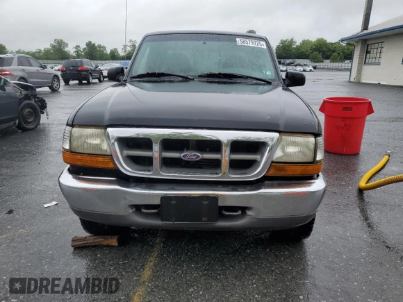 2000 Ford Ranger XLT with VIN 1FTZR15X3YTA59627, listed as a Copart auction lot 58579725 with 159,303 mi miles and Clean title. Bid and sale history available at DreamBid. Image 5.