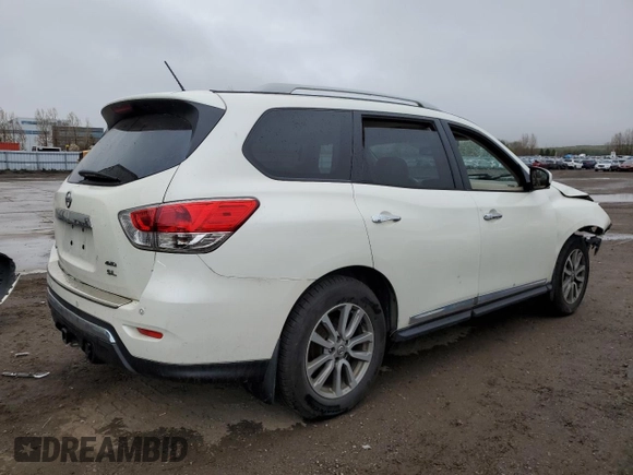 2015 Nissan Pathfinder Platinum z VIN 5N1AR2MM9FC602823, wystawiony jako Copart lot #56678085 z przebiegiem 342 063 mil mil oraz Szkoda całkowita • Salvage title. Historia ofert i sprzedaży dostępna na DreamBid. Obrazek 3.