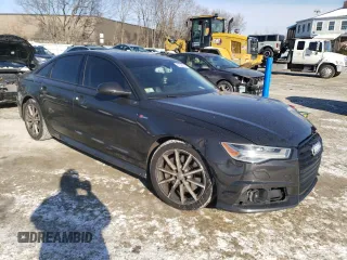 2016 Audi A6 Premium Plus with VIN WAUFGAFC2GN007118, listed as a Copart auction lot 46515315 with 69,099 mi miles and Salvage Title. Bid and sale history available at DreamBid. Image 4.