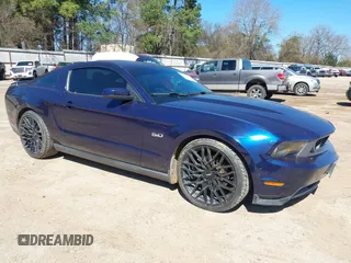 2011 Ford Mustang GT with VIN 1ZVBP8CF6B5138180, listed as a IAAI auction lot 41739427 with 131,604 mi miles. Bid and sale history available at carsss.com. Image 1.
