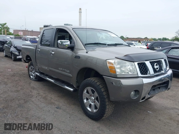 2006 Nissan Titan XE z VIN 1N6BA07A46N505410, wystawiony jako IAAI lot #42345334 z przebiegiem 267 891 mil mil oraz . Historia ofert i sprzedaży dostępna na DreamBid. Obrazek 1.