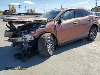 2023 Lexus RX 350 with VIN 2T2BAMCAXPC038185, listed as a Copart auction lot 47246705 with 12,837 mi miles and Salvage Title. Bid and sale history available at DreamBid. Image 1.