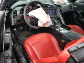 2018 Chevrolet Corvette Z51 1LT with VIN 1G1YG2D71J5106441, listed as a Copart auction lot 47322195 with 15,772 mi miles and Salvage Title. Bid and sale history available at carsss.com. Image 8.