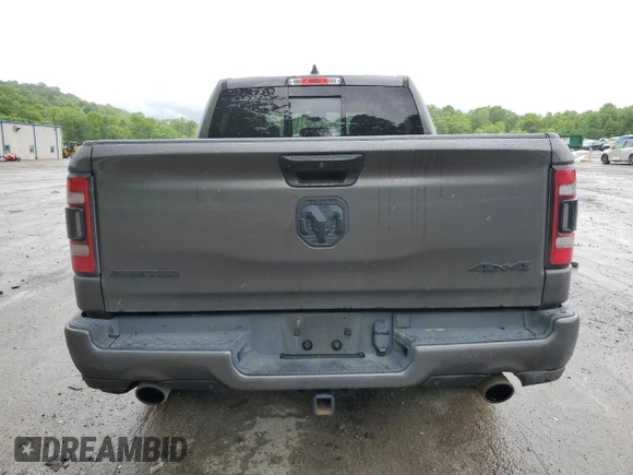 2024 Ram 1500 Big Horn with VIN 1C6SRFFT4RN181193, listed as a Copart auction lot 58148565 with 42,281 mi miles and Salvage title. Bid and sale history available at DreamBid. Image 6.