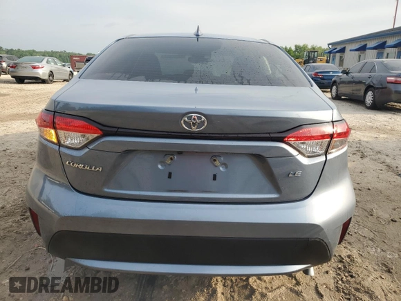 2022 Toyota Corolla LE with VIN JTDEPMAE2N3014104, listed as a Copart auction lot 53863955 with 26,411 mi miles and Non Repairable. Bid and sale history available at carsss.com. Image 6.