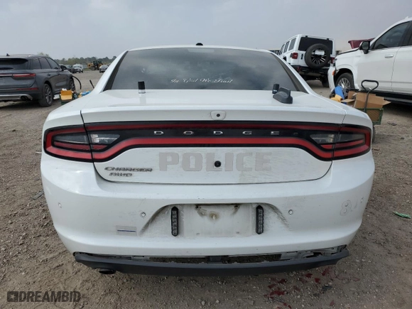 2020 Dodge Charger Police with VIN 2C3CDXKT8LH111899, listed as a Copart auction lot 49133385 with 48,402 mi miles and Salvage Title. Bid and sale history available at carsss.com. Image 6.