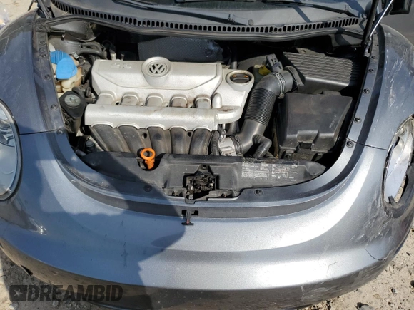 2007 Volkswagen Beetle with VIN 3VWPW31CX7M504745, listed as a Copart auction lot 48799535 with 128,267 mi miles and Salvage Title. Bid and sale history available at DreamBid. Image 11.