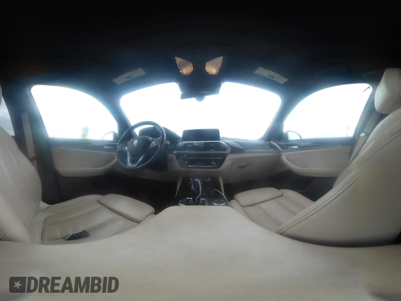 2019 BMW X3 xDrive30i with VIN 5UXTR9C5XKLE17238, listed as a IAAI auction lot 42030258 with 48,192 mi miles. Bid and sale history available at carsss.com. Image 21.