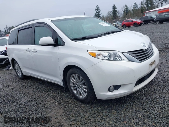 2014 Toyota Sienna XLE with VIN 5TDYK3DC2ES485846, listed as a IAAI auction lot 41693092 with 106,156 mi miles and . Bid and sale history available at DreamBid. Image 1.