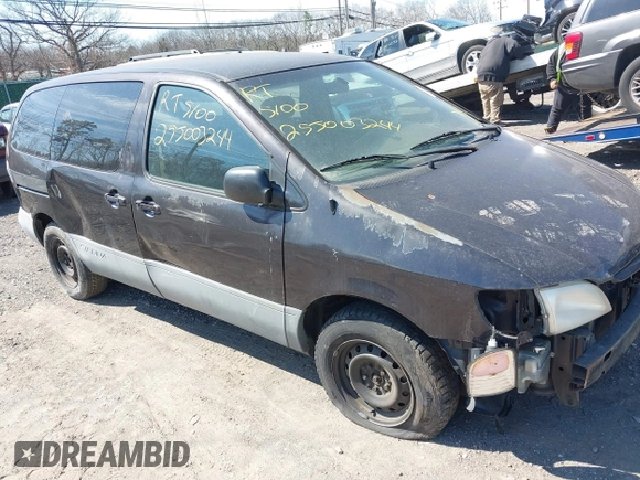 2001 Toyota Sienna CE with VIN 4T3ZF19C31U343097, listed as a IAAI auction lot 41911563 with Not Provided miles and . Bid and sale history available at DreamBid. Image 6.