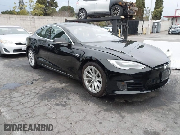 2016 Tesla Model S 70 with VIN 5YJSA1E1XGF154577, listed as a IAAI auction lot 41778697 with 62,630 mi miles and . Bid and sale history available at DreamBid. Image 1.