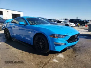 2022 Ford Mustang GT with VIN 1FA6P8CF3N5136501, listed as a Copart auction lot 66302362 with 3,277 mi miles. Bid and sale history available at carsss.com. Image 1.