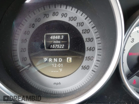 2012 Mercedes-Benz C-Class C 250 Sport with VIN WDDGF4HB9CA652615, listed as a IAAI auction lot 41945573 with 157,522 mi miles. Bid and sale history available at carsss.com. Image 16.