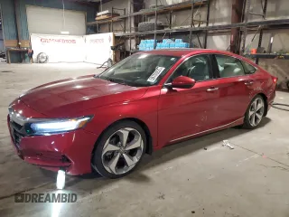 2018 Honda Accord Touring with VIN 1HGCV1F90JA159592, listed as a Copart auction lot 59700225 with 96,961 mi miles and Salvage title. Bid and sale history available at DreamBid. Image 1.