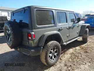 2019 Jeep Wrangler Unlimited Rubicon with VIN 1C4HJXFN7KW681365, listed as a IAAI auction lot 40686862 with 29,431 mi miles and . Bid and sale history available at DreamBid. Image 4.