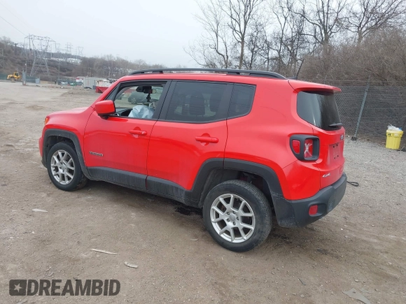 2020 Jeep Renegade Latitude with VIN ZACNJBBB7LPL97764, listed as a IAAI auction lot 41285169 with 46,029 mi miles. Bid and sale history available at carsss.com. Image 3.