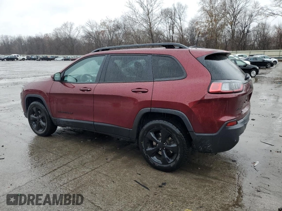 2020 Jeep Cherokee Altitude with VIN 1C4PJMLN1LD550573, listed as a Copart auction lot 80307594 with 56,598 mi miles and Salvage Title. Bid and sale history available at carsss.com. Image 2.