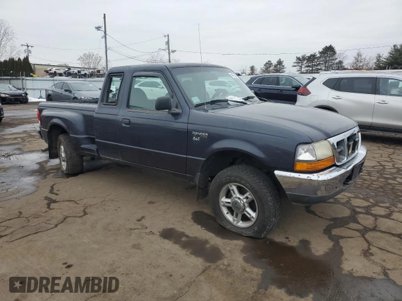 1999 Ford Ranger XLT with VIN 1FTZR15X2XTA46995, listed as a Copart auction lot 44135215 with 268,196 mi miles and Non repairable. Bid and sale history available at DreamBid. Image 4.