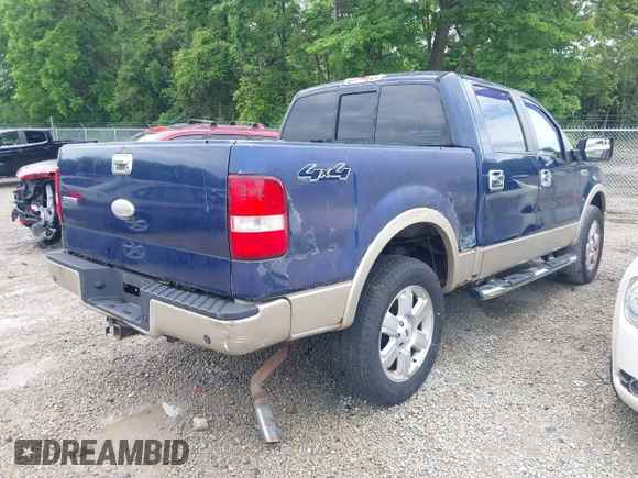 2007 Ford F-150 XLT with VIN 1FTPW14V77KA96040, listed as a IAAI auction lot 42446639 with 183,754 mi miles and . Bid and sale history available at DreamBid. Image 4.