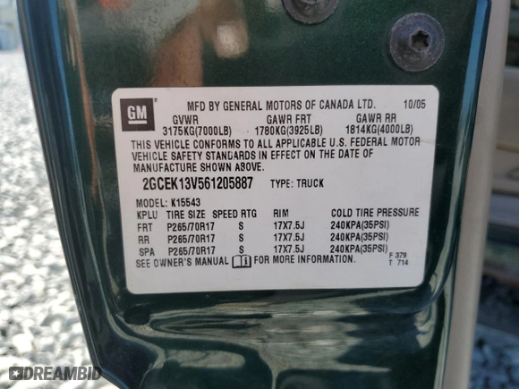 2006 Chevrolet Silverado 1500 LS with VIN 2GCEK13V561205887, listed as a Copart auction lot 52298405 with 132,263 mi miles and Salvage Title. Bid and sale history available at carsss.com. Image 13.