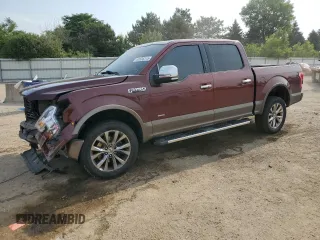 2016 Ford F-150 XLT with VIN 1FTEW1EP0GFC67422, listed as a Copart auction lot 60506315 with 122,577 mi miles and Salvage title. Bid and sale history available at DreamBid. Image 1.