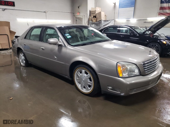 2002 Cadillac DeVille with VIN 1G6KD54Y42U268154, listed as a Copart auction lot 49239915 with 86,167 mi miles and Salvage Title. Bid and sale history available at carsss.com. Image 4.