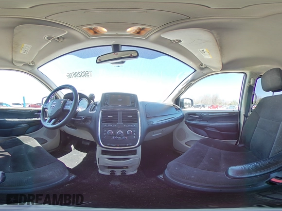2018 Dodge Grand Caravan SE with VIN 2C4RDGBG5JR296655, listed as a Copart auction lot 50320615 with 163,137 mi miles and Salvage Title. Bid and sale history available at DreamBid. Image 14.