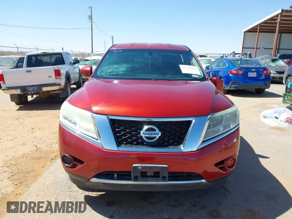 2013 Nissan Pathfinder SV with VIN 5N1AR2MN0DC604756, listed as a IAAI auction lot 41743941 with 87,143 mi miles. Bid and sale history available at carsss.com. Image 12.