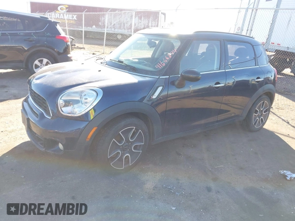 2011 MINI Countryman S with VIN WMWZC5C54BWL55124, listed as a IAAI auction lot 41666874 with 197,656 mi miles and . Bid and sale history available at DreamBid. Image 2.