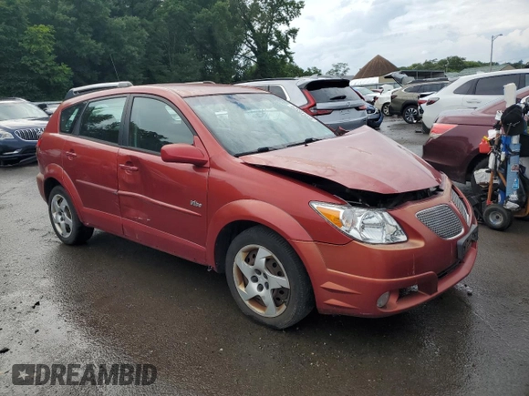 2008 Pontiac Vibe with VIN 5Y2SL658X8Z421684, listed as a Copart auction lot 64549324 with 243,125 mi miles and Salvage Title. Bid and sale history available at DreamBid. Image 4.