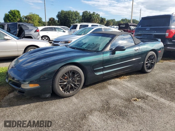 2000 Chevrolet Corvette with VIN 1G1YY32G2Y5107601, listed as a Copart auction lot 74361444 with 0 mi miles and Salvage Title. Bid and sale history available at carsss.com. Image 1.