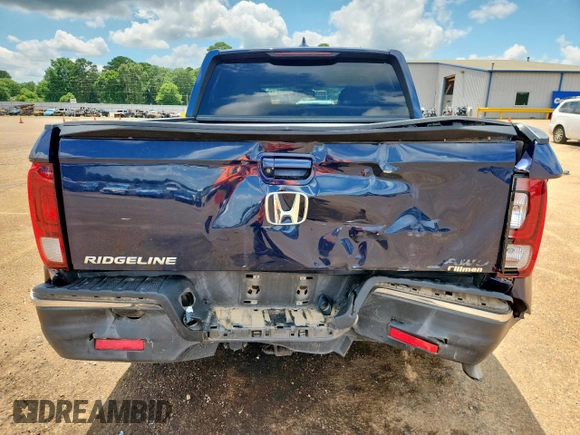 2018 Honda Ridgeline RTL-T with VIN 5FPYK3F6XJB012113, listed as a Copart auction lot 60040285 with 50,956 mi miles and Salvage title. Bid and sale history available at DreamBid. Image 6.