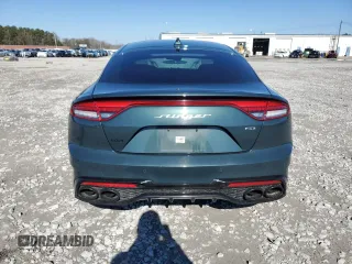 2023 Kia Stinger GT2 with VIN KNAE55LC0P6136420, listed as a Copart auction lot 87606705 with 72,990 mi miles and Salvage Title. Bid and sale history available at carsss.com. Image 6.