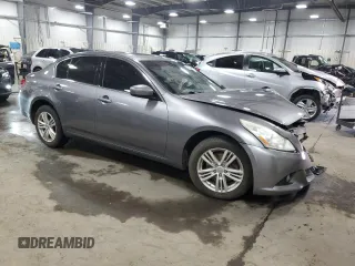 2011 Infiniti G25 x with VIN JN1DV6AR4BM651276, listed as a Copart auction lot 43564085 with 132,576 mi miles and Salvage Title. Bid and sale history available at DreamBid. Image 4.