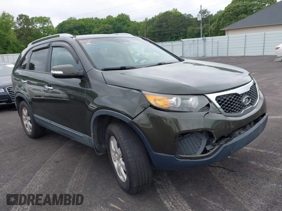 2011 Kia Sorento LX with VIN 5XYKT4A27BG139742, listed as a IAAI auction lot 42220847 with 240,172 mi miles and . Bid and sale history available at carsss.com. Image 1.